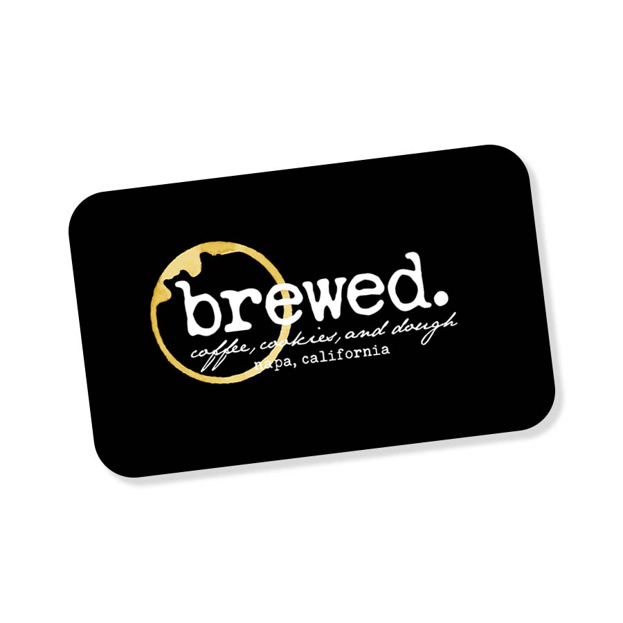 brewed. gift card